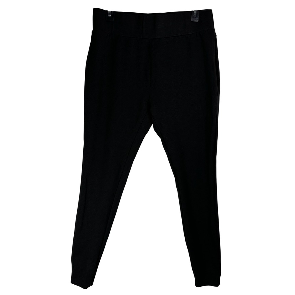 Matty M Womens XL Black Pull On‎ Stretch Leggings Pants 120PB06-447FR High Rise